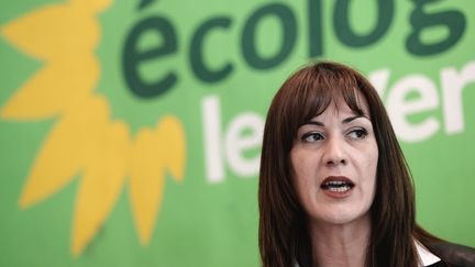 L'&eacute;cologiste Sandrine B&eacute;lier &agrave; Strasbourg (Bas-Rhin), le 11 avril 2014. (FREDERICK FLORIN / AFP)