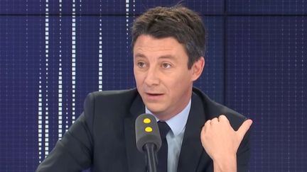 Benjmain Griveaux était l'invité de franceinfo lundi 3 février.&nbsp; (FRANCEINFO / RADIOFRANCE)