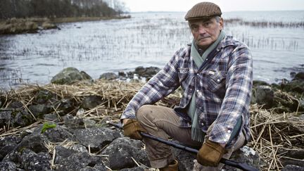 Michel Déon en Irlande (31 janvier 1989)
 (Ulf Andersen / Aurimages / AFP)