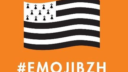 L'émoji Breton avec son drapeau. (emojibzh - Twitter)