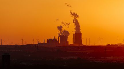 La centrale de Niederaussem (Allemagne), le 29 juillet 2019. (CHRISTOPH HARDT / GEISLER-FOTOPRES / AFP)