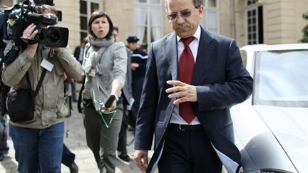 Mohammed Moussaoui, le président du CFCM, à Matignon, le 26 avril 2010. (AFP PHOTO / THOMAS COEX)