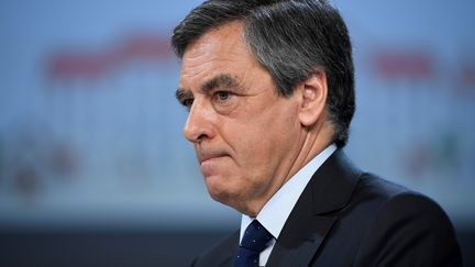 François Fillon, en février 2017 à Paris (LIONEL BONAVENTURE / AFP)