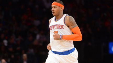 Le joueur des New York Knicks Carmelo Anthony