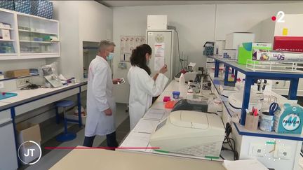 Des scientifiques dans un laboratoire. (France 2)