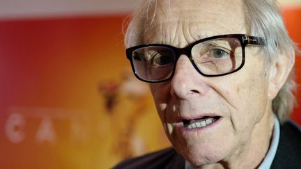 Ken Loach lors du dernier Festival de Cannes, le 17 mai 2019 (VALERY HACHE / AFP)