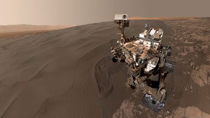 Autoportrait du rover de la NASA "Curiosity" sur la dune Namib, sur Mars, le 31 janvier 2016. (NASA / AFP)