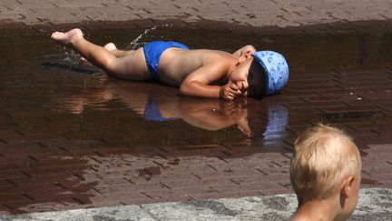 Moscou (Russie), 28 &deg;C, le 7 ao&ucirc;t 2012. (ALEXSEY NICHUKCHIN / RIA NOVOSTI / AFP)