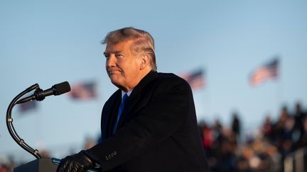 Donald Trump en meeting dans le Wisconsin le 27 octobre 2020 (BRENDAN SMIALOWSKI / AFP)