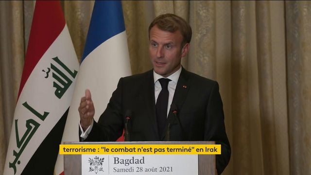 "Il y a des discussions avec les talibans sur le sujet des opérations humanitaires", déclare Emmanuel Macron