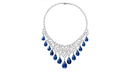 Collier saphir et diamant Harry Winston
 (DR)