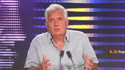 Claude Onesta était l'invité du "8h30 franceinfo" samedi 3 août. (CAPTURE D'ECRAN / RADIOFRANCE)