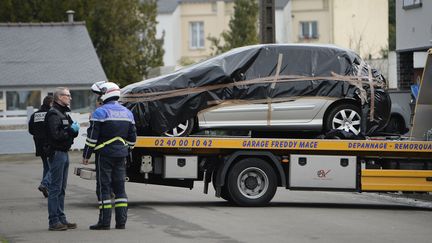 La voiture du fils Troadec a été retrouvée sur un parking de Saint-Nazaire. (JEAN-SEBASTIEN EVRARD / AFP)