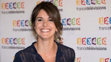 La journaliste Fanny Agostini, présentatrice de l'émission "Thalassa", sur France 3, à l'occasion de la rentrée de France Télévisions pour la saison 2017-2018, le 5 juillet 2017, à Paris.&nbsp; (MAXPPP)