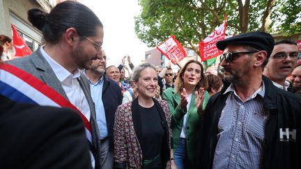 Lucie Castets a été désignée comme la candidate à Matignon par le Nouveau Front populaire le 23 juillet dernier. (FRANCOIS LO PRESTI / AFP)