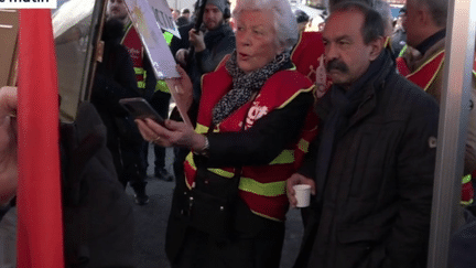 À Albi, dans le Tarn, nous retrouvons le journaliste Rafael Asencio présent lors de la 5ème mobilisation contre la réforme des retraites, jeudi 16 février. (France 3)