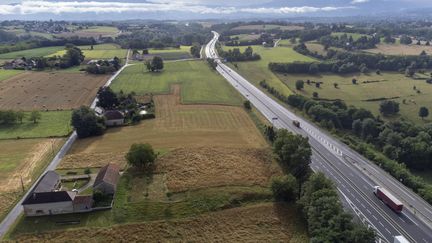 L'autoroute A43 est fermée dans les deux sens de circulation, entre Bron (Rhône) et Saint-Quentin-Fallavier (Isère). (photo d'illustration) (ANTOINE BOUREAU / HANS LUCAS)