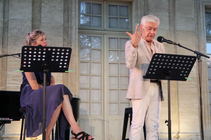 Marie-Sophie Ferdane and Didier Sandre read the author Anne Sibran (SOPHIE JOUVE)