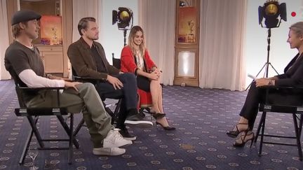 VIDEO. "Quentin Tarantino est l'une des voix les plus uniques de notre industrie", estiment Leonardo DiCaprio et Brad Pitt