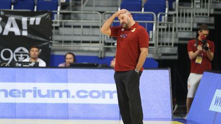 Zvezdan Mitrovic lors d'un match d'Euroligue le dimanche 12 septembre 2021. (MEHMET MURAT ONEL / ANADOLU AGENCY)