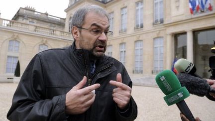 Le secrétaire général de la CFDT, François Chérèque, fin janvier à Paris (AFP PHOTO / ERIC FEFERBERG)