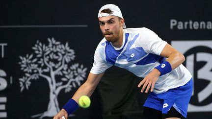 Benjamin Bonzi s'est incliné en finale de l'Open 13 Provence, dimanche 26 février. (VALLAURI NICOLAS / MAXPPP)