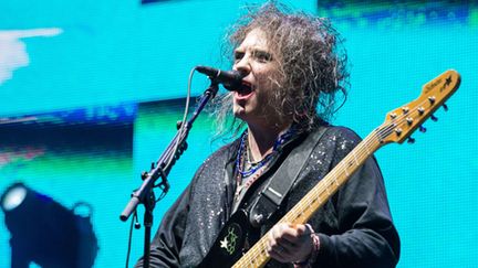 Robert Smith de The Cure en septembre 2013 au festival Austin City Limits (USA).
 (REX/Amy Harris/REX/SIPA)