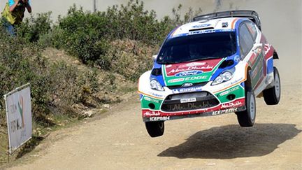 Jari-Matti Latvala (Ford Fiesta RS) (FRANCISCO LEONG / AFP)