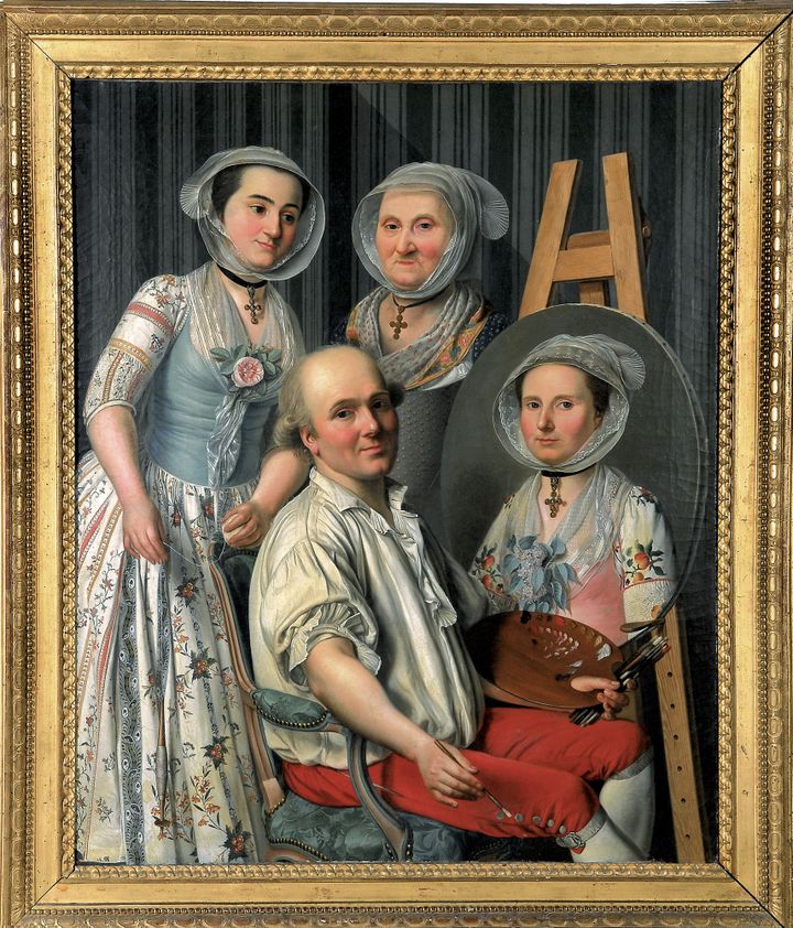 Antoine Raspal : "Le Peintre et sa famille"
 (Musée Réattu, Arles c’est)