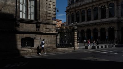 La ville de Lyon (Rhône), le 17 août 2023. (NICOLAS LIPONNE / HANS LUCAS / AFP)