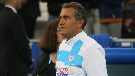 Jean-Marc Ferreri lors de la onzième journée de Ligue 1 opposant l'Olympique de Marseille aux Girondins de Bordeaux, le 30 octobre 2021. (MAXPPP)