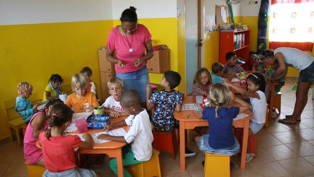 &nbsp; (Concentration à l'école de Murdeira à Sal © Emmanuel Langlois / Radio France)