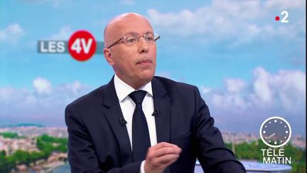 Eric Ciotti sur le plateau des "4 Vérités", sur France 2. (FRANCE 2)