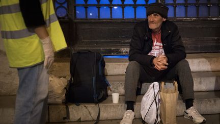 Mathieu Klein, président du Conseil départemental de&nbsp;Meurthe-et-Moselle, redoute qu'avec la crise du coronavirus, de nombreux français tombent dans la pauvreté. (JOEL SAGET / AFP)