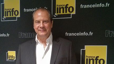 &nbsp; (Jean-Christophe Cambadélis, premier secrétaire du PS, invité de la matinale de France Info © Radio France / Cécile Mimaut)