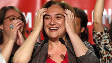 &nbsp; (Ada Colau, la candidate soutenue par Podemos, est arrivée en tête lors des élections municipales espagnoles © Albert Gea)