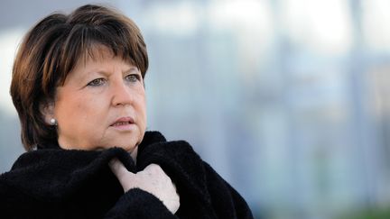 Martine Aubry, le 4 d&eacute;cembre 2012 &agrave; Lens (Pas-de-Calais).&nbsp; (CHRISTOPHE GUIBBAUD / SIPA)