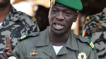 L'ancien chef de la junte malienne Amadou Sanogo le 3 Avril 2012 dans son quartier général de Kati près de Bamako. (Photo AFP/Issouf Sanogo)