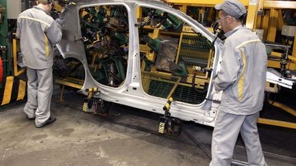 A l'usine Renault de Flins (AFP - JACK GUEZ)