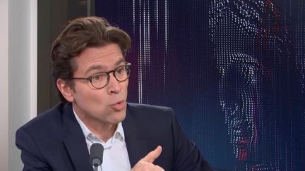 L'eurodéputé LR Geoffroy Didier, invité du 18H50 franceinfo, jeudi 6 janvie 2022. (FRANCEINFO)