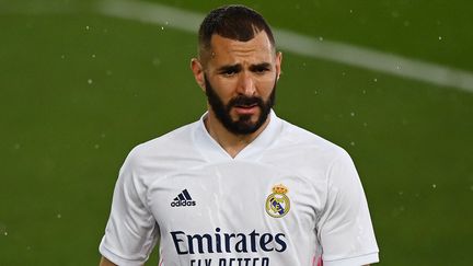 L'attaquant français du Real Madrid Karim Benzema. (GABRIEL BOUYS / AFP)