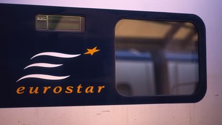 Un train Eurostar au d&eacute;part de la gare du Nord, &agrave; Paris, le 30 janvier 2013. (HEATON / AFP)