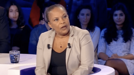 Christiane Taubira invitée d'"On n'est pas couché", le 6 février. (FRANCETV INFO)