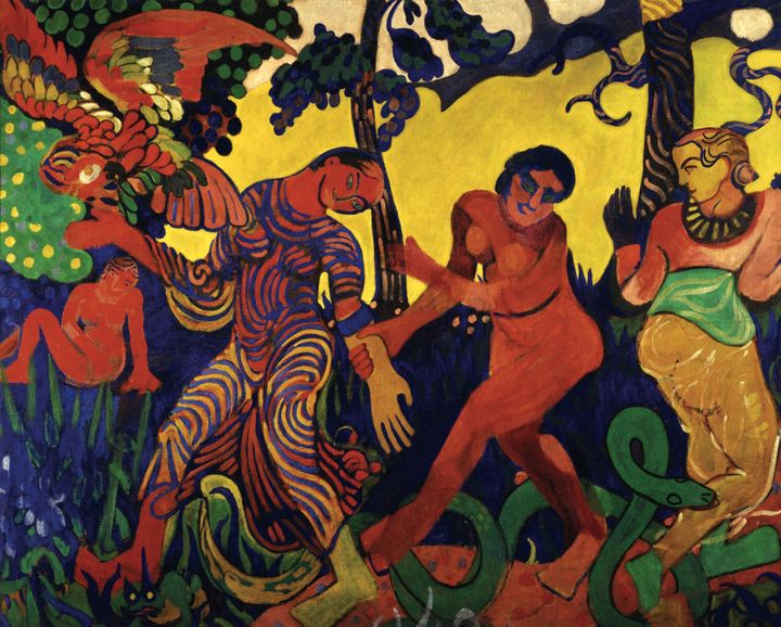 André Derain, "La Danse", 1906, Collection particulière
 (Adagp, Paris 2017)