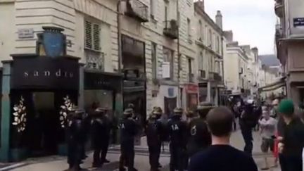 Angers : quatre banques saccagées après une manifestation