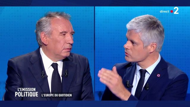 Européennes : bras de fer entre Wauquiez et Bayrou sur les liens de la France avec l'Europe