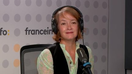 L'autrice Marie Vingtras, invitée de Tout public, le 24 septembre 2024 (FRANCEINFO / RADIOFRANCE)