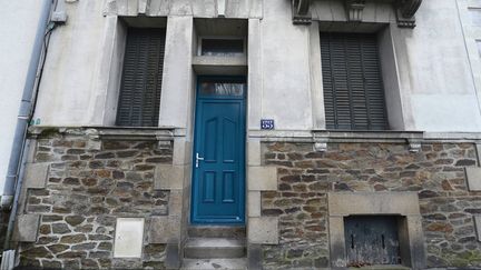 La maison où la tuerie a eu lieu, à Nantes (Loire-Atlantique), le 10 février 2014. (FRANCK DUBRAY / MAXPPP)