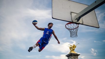 Le Paris Basket a présenté son projet (LUCAS BARIOULET / AFP)