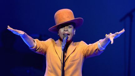 La chanteuse soul Erykah Badu à Los Angeles en juin 2013
 (Earl Gibseon III / getty images / AFP)